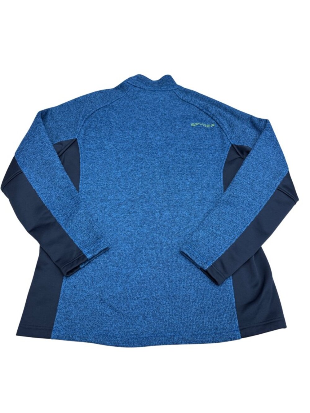 Spyder Men's Blue/Black Outbound Half Zip Pullover Sweater Jacket, Size XL - Picture 2 of 8